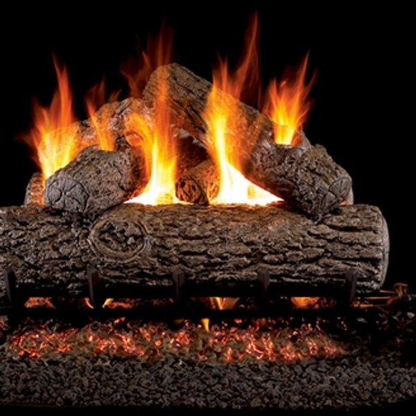 Real Fyre 18" Golden Oak Vented — gas log set installed by Chimney Pro Cleaners