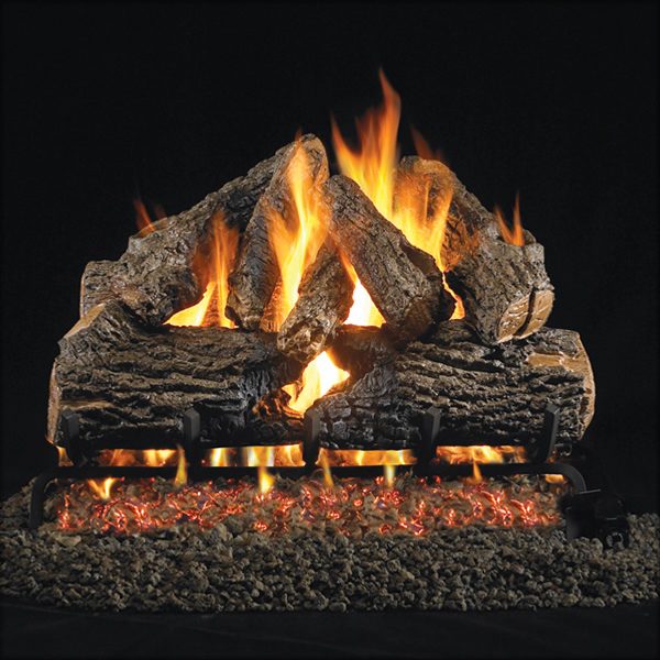 Real Fyre 18" Charred Oak Vented — gas log set installed by Chimney Pro Cleaners