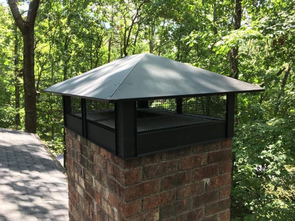Chimney Cap Install by Chimney Pro Cleaners